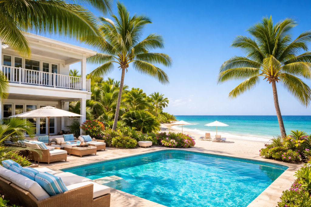 Luxurious beachfront villa in Florida, Full-service Airbnb Management, Airbnb management companies, vacation rental providers, full-service vacation rental providers, full-service vacation rental, Top Airbnb management companies in Florida, FIBI vacation rentals, why FIBI vacation rentals, choose the right airbnb manager